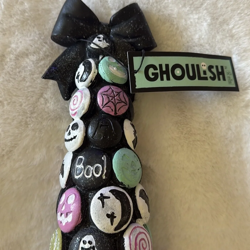 Ghoulish Halloween Resin Candy Tree Table Decor
